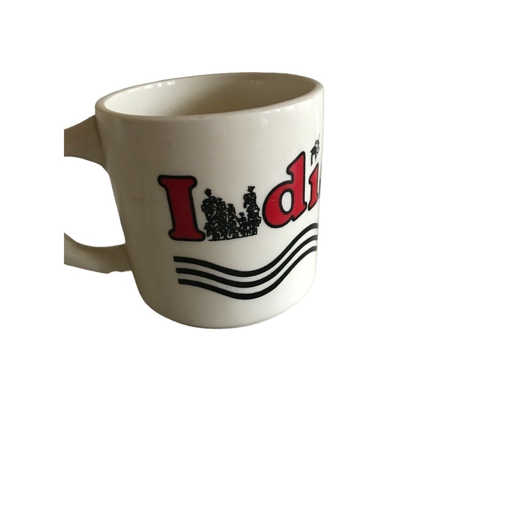 Indianapolis City Vintage 1980's Coffee Mug Cup Made in USA